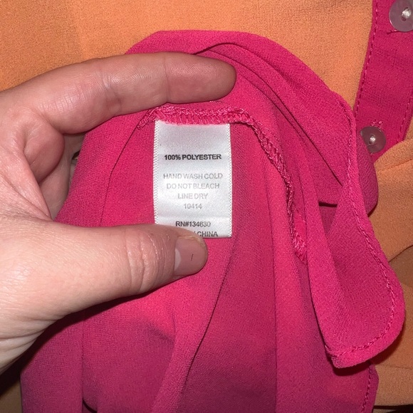 Anthropologie Sundays In Brooklyn Color Block Blouse - Picture 4 of 4